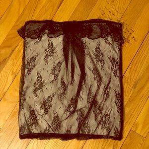 Charlotte Russe Lace Tube Top - Small